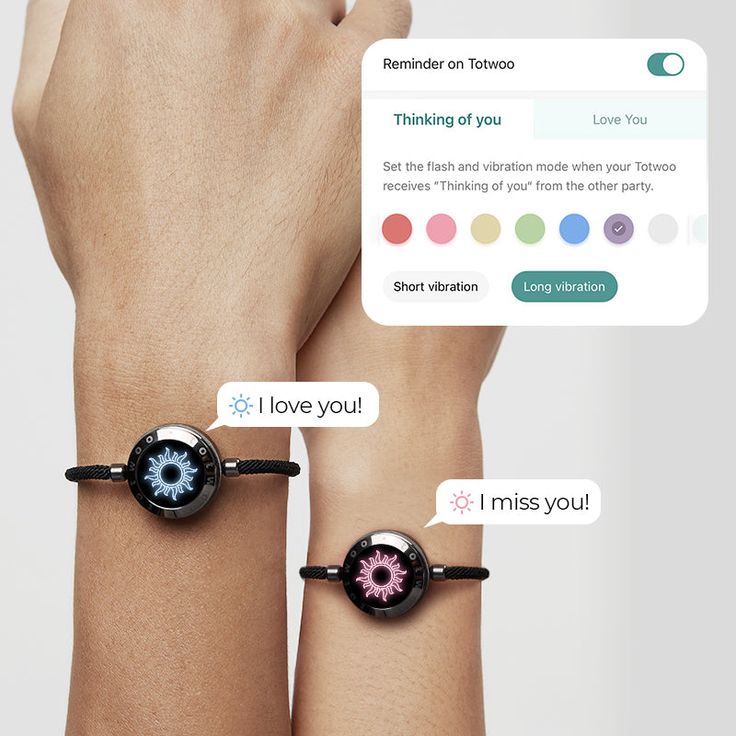 Long Distance Touch Vibration Bracelet for Couples-bracelet