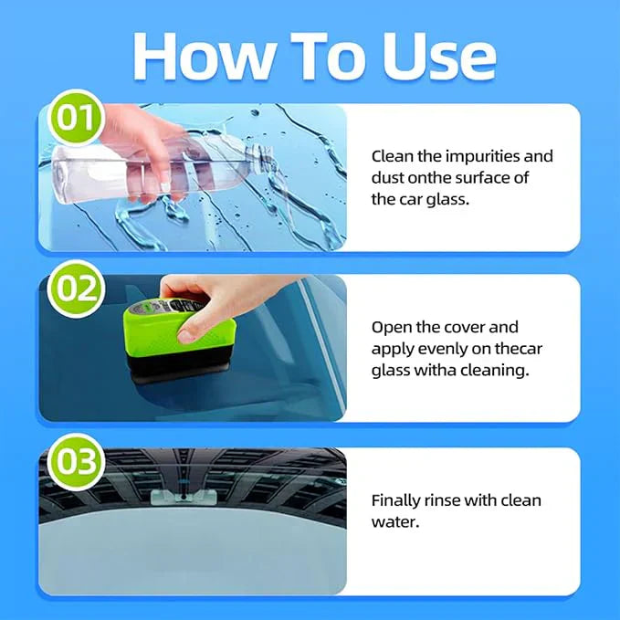 Car windshield cleaning brush