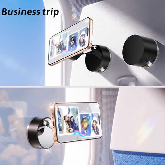 Portable Magnetic Car Phone Holder – Strong Sticky Mount with Vacuum Suction Cup