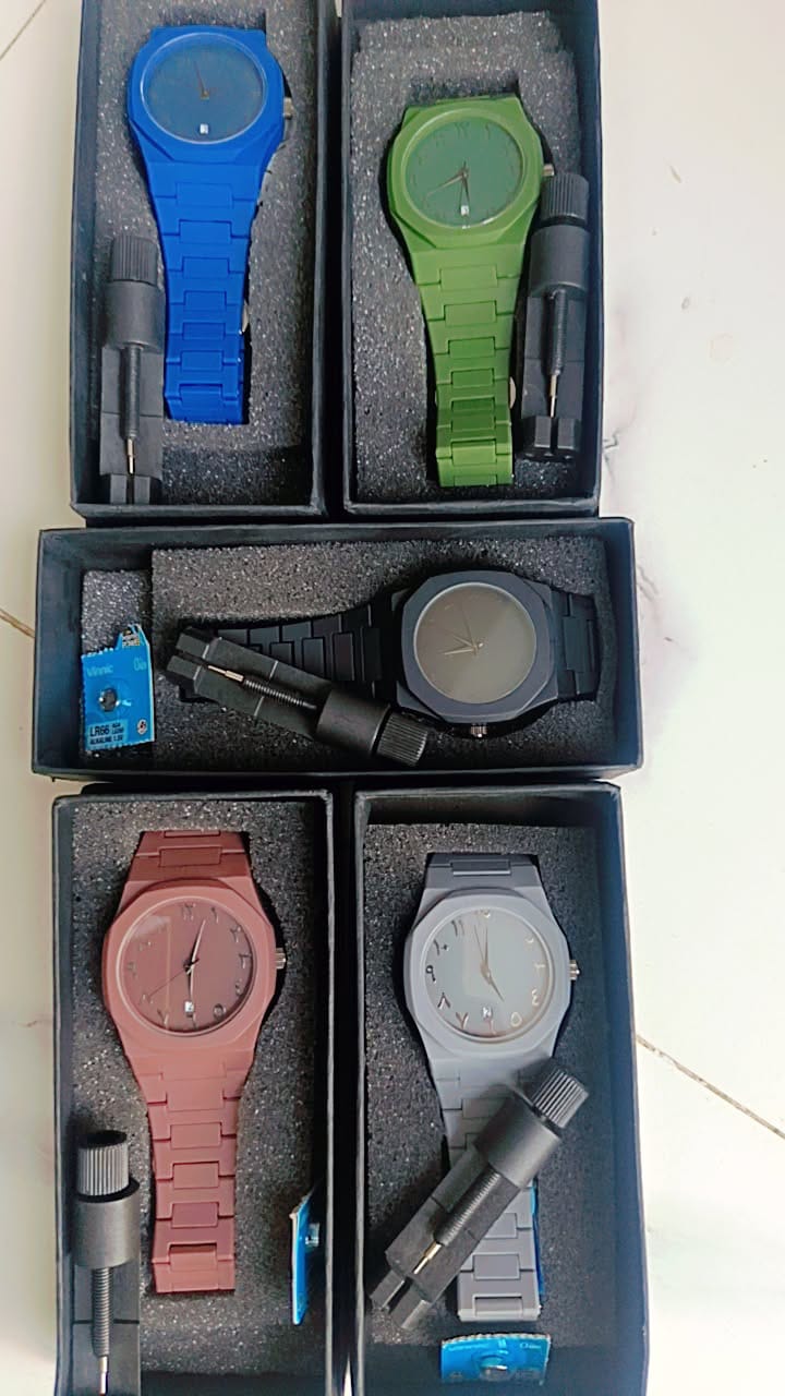 Arabic Aura Black Dial Watch