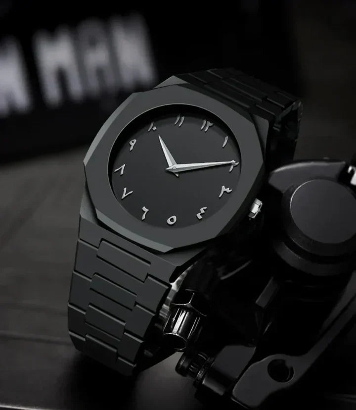 Arabic Aura Black Dial Watch